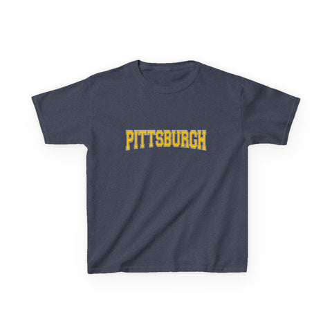 Pittsburgh Varsity Letters Kids Graphic T-Shirt