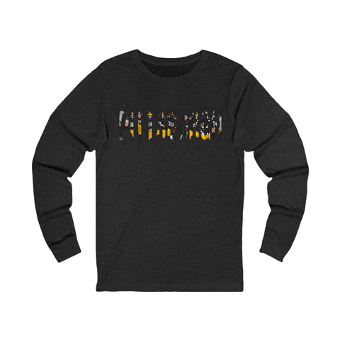 Pittsburgh Football Players - Unisex Long Sleeve Tee