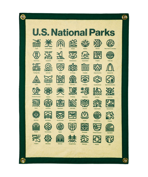 National Parks Camp Flag • Steve Wolf x Oxford Pennant