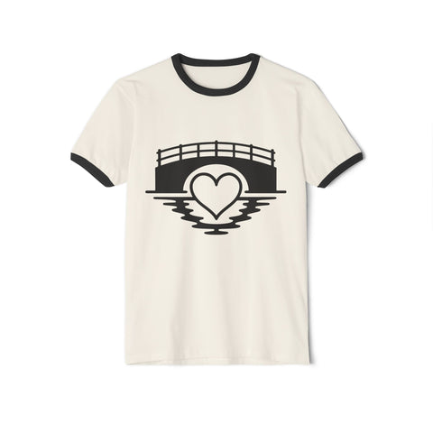 Love the 'Burgh - Unisex Cotton Ringer T-Shirt