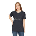 Pittsburgh One Line Drawing of Skyline T-Shirt  - Unisex bella+canvas 3001 T-Shirt Printify   