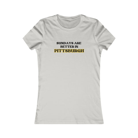 Pittsburgh Sundays - Women's Favorite Tee