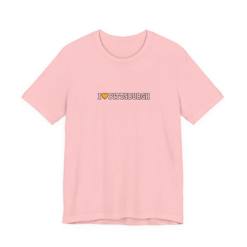 I Loved Pittsburgh Tee — Minimal City Love T-Shirt