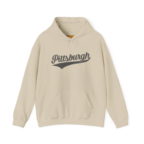 Pittsburgh Varsity Retro Heavy Blend Hooded Sweatshirt