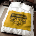 Never Forget Three Rivers Stadium Retro - Sweatshirt Blanket Home Decor Printify   