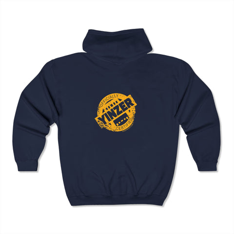 Certified Yinzer Unisex Heavy Blend™ Full Zip Hooded Sweatshirt Hoodie Printify