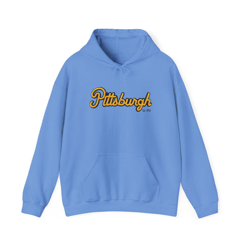 Pittsburgh Faux Embroidery Unisex Heavy Blend™ Hooded Sweatshirt