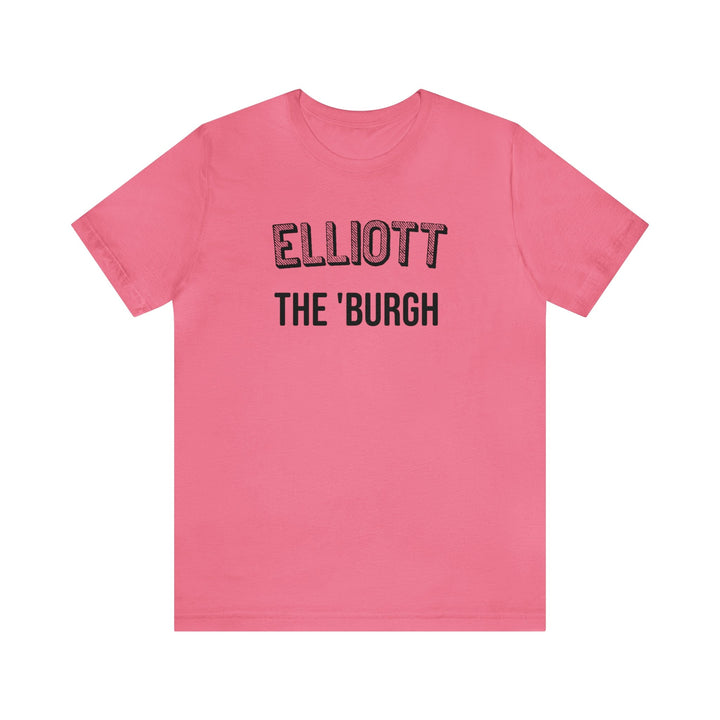 Elliott  - The Burgh Neighborhood Series - Unisex Jersey Short Sleeve Tee T-Shirt Printify Charity Pink S 