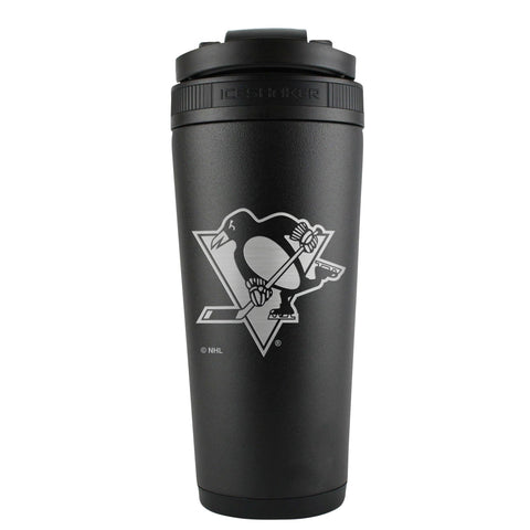 Officially Licensed Pittsburgh Penguins 26oz Ice Shaker - Black  Ice Shaker   