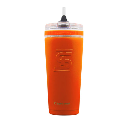 26oz Flex Bottle  Ice Shaker Orange  