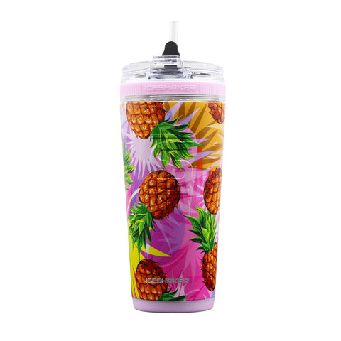 26oz Flex Bottle  Ice Shaker Pineapple  