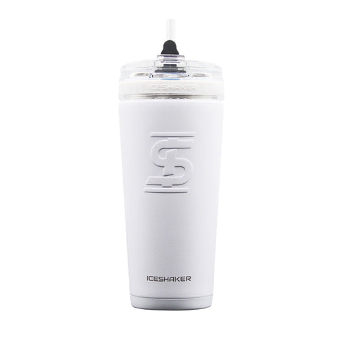 26oz Flex Bottle  Ice Shaker White  