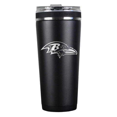 Officially Licensed NFL 26oz Flex Bottles Ice Shaker Baltimore Ravens