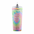 26oz Flex Bottle  Ice Shaker Cotton Candy Tie Dye  