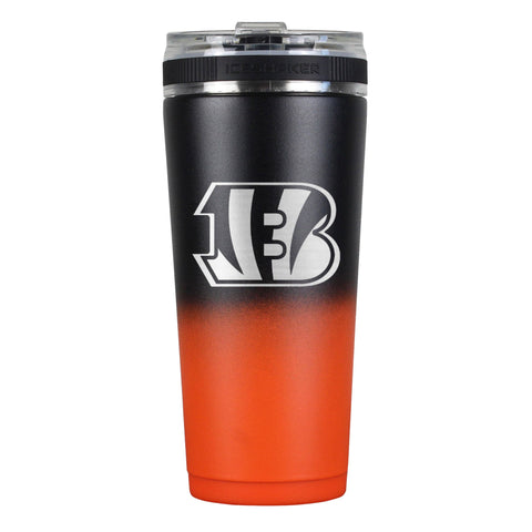 Officially Licensed NFL 26oz Flex Bottles Ice Shaker Cincinnati Bengals