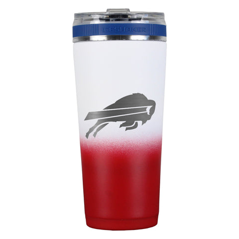 Officially Licensed NFL 26oz Flex Bottles Ice Shaker Buffalo Bills