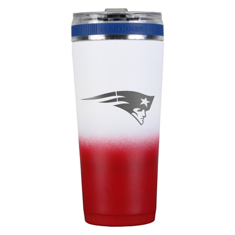 Officially Licensed NFL 26oz Flex Bottles Ice Shaker New England Patriots