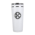 Officially Licensed Pittsburgh Steelers 26oz Flex Bottle  Ice Shaker White  