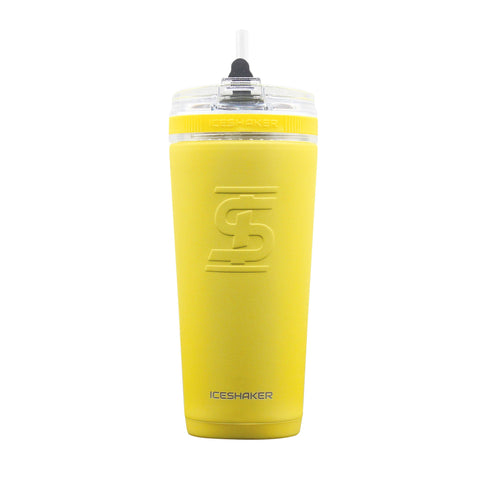 26oz Flex Bottle  Ice Shaker Yellow  