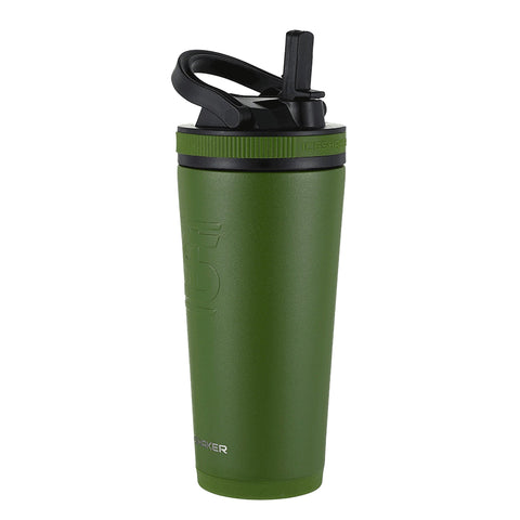 26oz Sport Bottle  Ice Shaker Green  