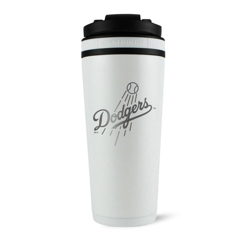 Officially Licensed Los Angeles Dodgers 26oz Ice Shaker - White