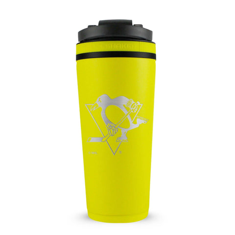 Officially Licensed Pittsburgh Penguins 26oz Ice Shaker - Yellow