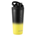 26oz Ice Shaker  Ice Shaker Yellow Black Ombre  