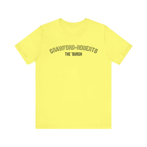 Crawford-Roberts  - The Burgh Neighborhood Series - Unisex Jersey Short Sleeve Tee T-Shirt Printify Yellow S 