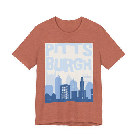 Pittsburgh Blues - Unisex Jersey Short Sleeve Tee
