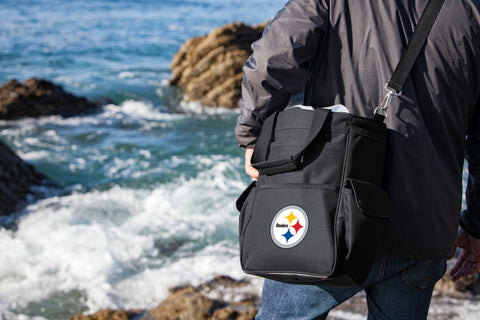 Pittsburgh Steelers - Activo Cooler Tote Bag Cooler Tote Bag Picnic Time Family of Brands   