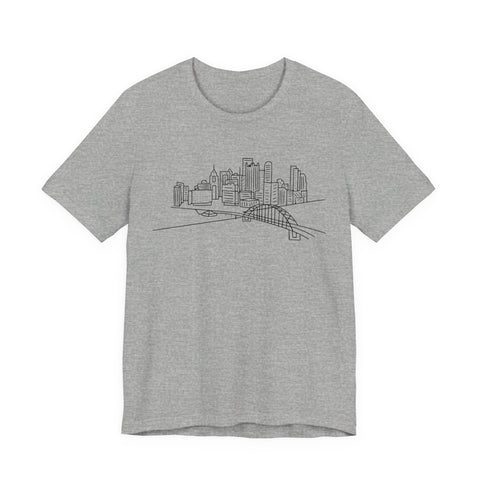 Pittsburgh Skyline Short Sleeve T-Shirt