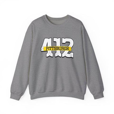 412 Pittsburgh - Heavy Blend™ Crewneck Sweatshirt