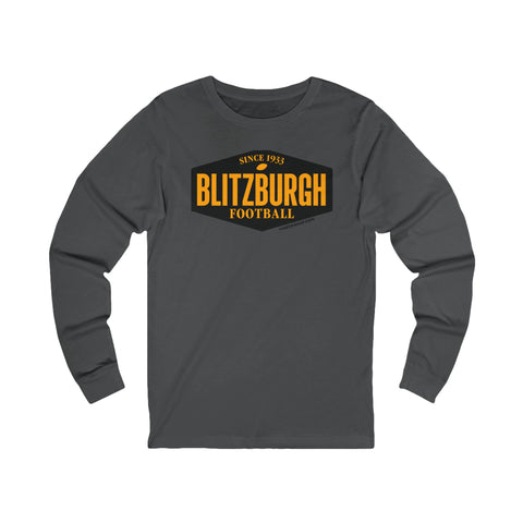 Blitzburgh Crest - Long Sleeve Tee Long-sleeve Printify S Asphalt