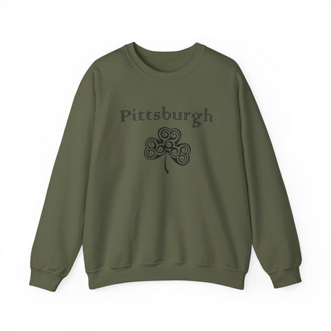 Pittsburgh Irish Clover - Heavy Blend™ Crewneck Sweatshirt