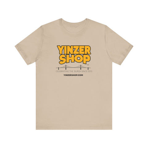 YinzerShop Serving Since 2015 - Bella+Canvas 3001 Lightweight Unisex Jersey Short Sleeve Tee T-Shirt Printify Tan XS