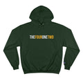 The Four One Two - Area Code - Champion Hoodie Hoodie Printify Dark Green S 