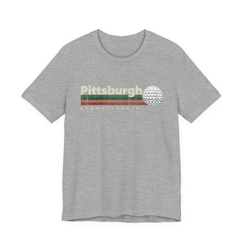 Vintage Pittsburgh Golf - Unisex Jersey Short Sleeve Tee