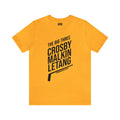The Big Three - Crosby, Malkin, Letang - Hockey - Short Sleeve Tee T-Shirt Printify Gold S 