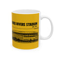 Three Rivers Stadium - 1970 - Retro Schematic - Pittsburgh Coffee Ceramic Mug 11oz Mug Printify