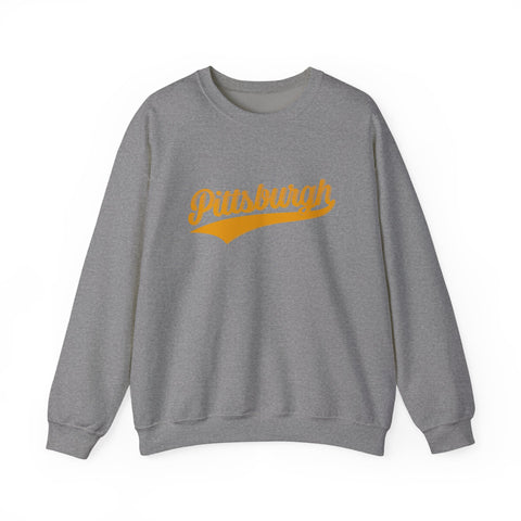 Pittsburgh Varsity Retro Heavy Blend Crewneck Sweatshirt