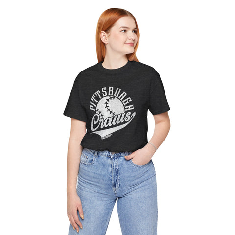 Pittsburgh Craws - Pittsburgh Crawfords - Retro Baseball - Short Sleeve Tee T-Shirt Printify   