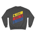 Coal Iron Scrap Champion Sweatshirt Sweatshirt Printify Charcoal Heather S 