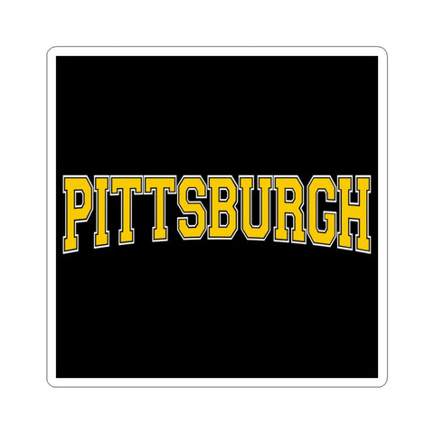 Pittsburgh Varsity Letters Block Stickers