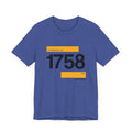 PITTSBURGH ESTABLISHED 1758 CLEAN RETRO - Short Sleeve Tee T-Shirt Printify Heather True Royal XS