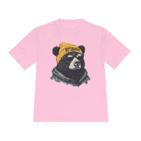 Pittsburgh Bear - Sport-Tek Unisex Moisture Wicking Tee
