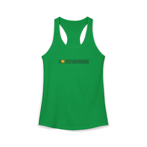 I Love Pittsburgh Women's Ideal Racerback Women's Tank