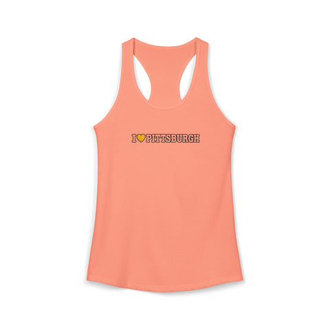 I Love Pittsburgh Women's Ideal Racerback Women's Tank