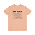 The 'Burgh Retro Map   - Short Sleeve Tee T-Shirt Printify Heather Peach S 