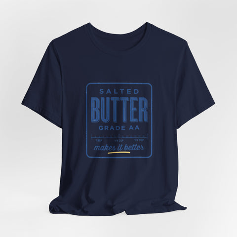 Salted Butter Label Tee | Vintage Food Graphics, Retro Diner Typography