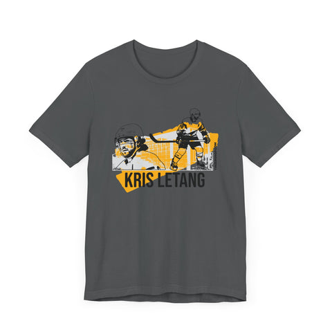 Kris Letang Pittsburgh Headliner Series T-Shirt - Unisex bella+canvas 3001 Short Sleeve Tee T-Shirt Printify Asphalt S